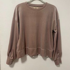 Madewell velvet sweater